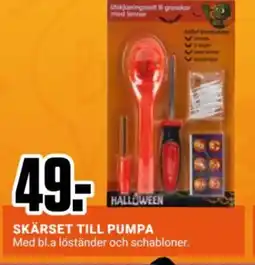 ÖoB Skärset till pumpa erbjuda