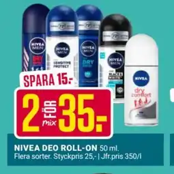 ÖoB NIVEA Deo roll-on erbjuda