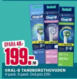 ÖoB Oral-B tandborsthuvuden erbjuda