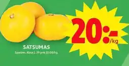 ICA Maxi Satsumas erbjuda