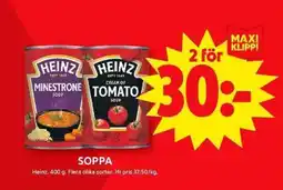 ICA Maxi HEINZ Soppa erbjuda