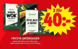 ICA Maxi APETIT Frysta grönsaker erbjuda
