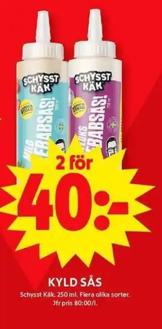ICA Maxi SCHYSST KÄK Kyld sås erbjuda