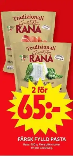 ICA Maxi RANA Färsk fylld pasta erbjuda