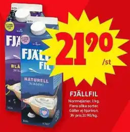 ICA Maxi NORRMEJERIER Fjällfil erbjuda
