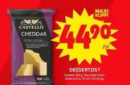 ICA Maxi CASTELLO Dessertost erbjuda