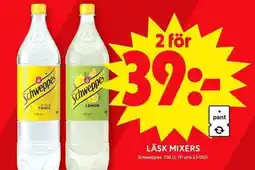 ICA Maxi SCHWEPPES Läsk mixers erbjuda