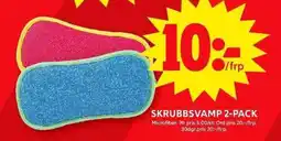 ICA Maxi Skrubbsvamp 2-pack erbjuda