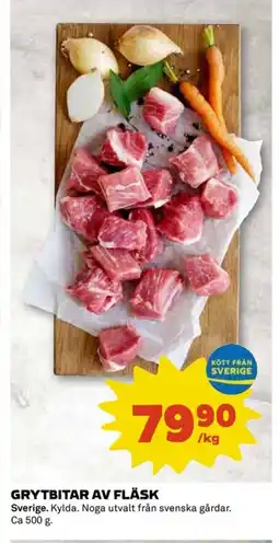 Coop Grytbitar av fläsk erbjuda
