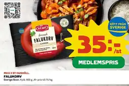 Coop SCAN Falukorv erbjuda