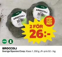 Coop COOP Broccoli erbjuda
