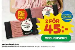 Coop JAKOBSDALS Smörgåspålägg erbjuda