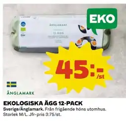 Coop ÄNGLAMARK Ekologiska ägg erbjuda