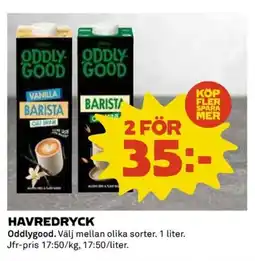 Coop ODDLYGOOD Havredryck erbjuda
