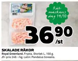Coop ROYAL GREENLAND Skalade räkor erbjuda