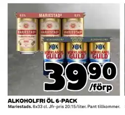 Coop NORRLANDS Alkoholfri öl 6-pack erbjuda