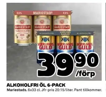 Coop NORRLANDS Alkoholfri öl 6-pack erbjuda