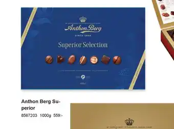 Anthon berg su- perior