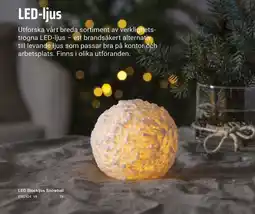 Office Depot Led blockljus snowball erbjuda