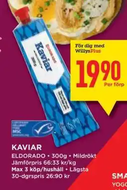 Willys KAVIAR erbjuda