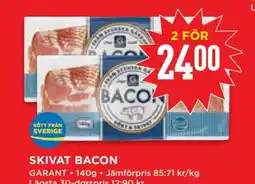 Willys Skivat bacon erbjuda