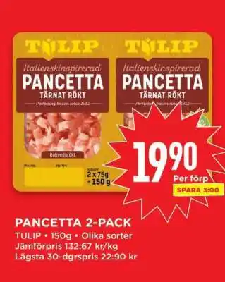 Willys Pancetta 2-Pack erbjuda