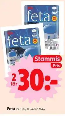 ICA Supermarket FETA erbjuda