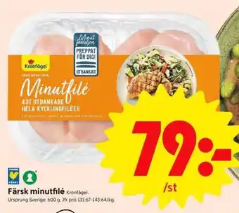 ICA Supermarket Färsk Minutfilé erbjuda