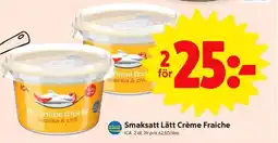 ICA Supermarket Smaksatt Lätt Crème Fraiche erbjuda