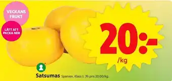 ICA Supermarket Satsumas erbjuda