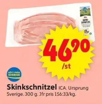 ICA Supermarket Skinkschnitzel erbjuda