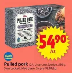 ICA Supermarket PULLED PORK erbjuda