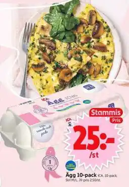ICA Supermarket Ägg 10-pack ICA erbjuda