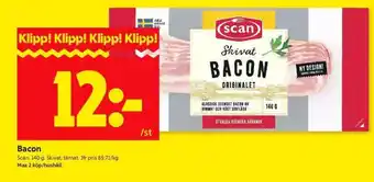 ICA Supermarket BACON erbjuda