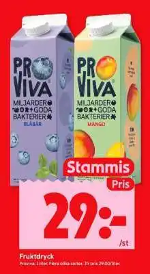 ICA Supermarket FRUKTDRYCK erbjuda