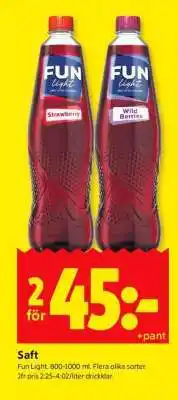 ICA Supermarket Saft erbjuda