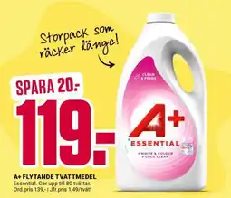 ÖoB A+ FLYTANDE TVÄTTMEDEL erbjuda