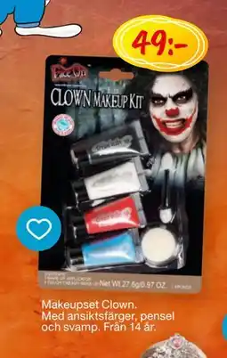 Leklust Makeupset Clown, SEK 49 erbjuda