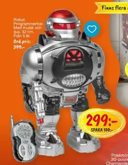 Leklust Robot. Programmerbar, SEK 299 erbjuda