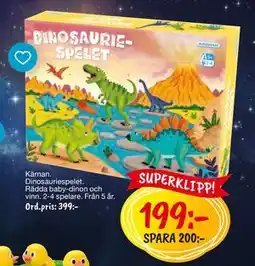 Leklust Kärnan Dinosauriespelet, SEK 199 erbjuda