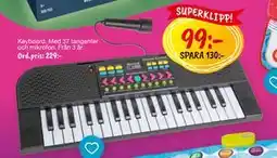 Leklust Keyboard, SEK 99 erbjuda