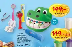Leklust Artkids Lekleraset Tandläkare, SEK 149 erbjuda