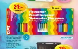 Leklust Kärnan. Fiberpennor, SEK 29 erbjuda
