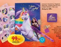Leklust Unicorn Academy. Dagbok, SEK 99 erbjuda
