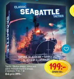 Leklust Tactic Sänka skepp, SEK 199 erbjuda