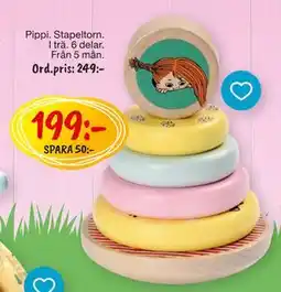Leklust Pippi Stapeltorn, SEK 199 erbjuda