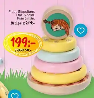 Leklust Pippi Stapeltorn, SEK 199 erbjuda