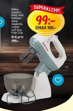Leklust Köks ‑ maskin, SEK 99 erbjuda