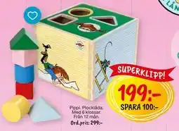 Leklust Pippi Plocklåda, SEK 199 erbjuda
