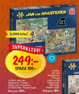 Leklust Jumbo. Jan van Haasteren. Pussel, SEK 249 erbjuda